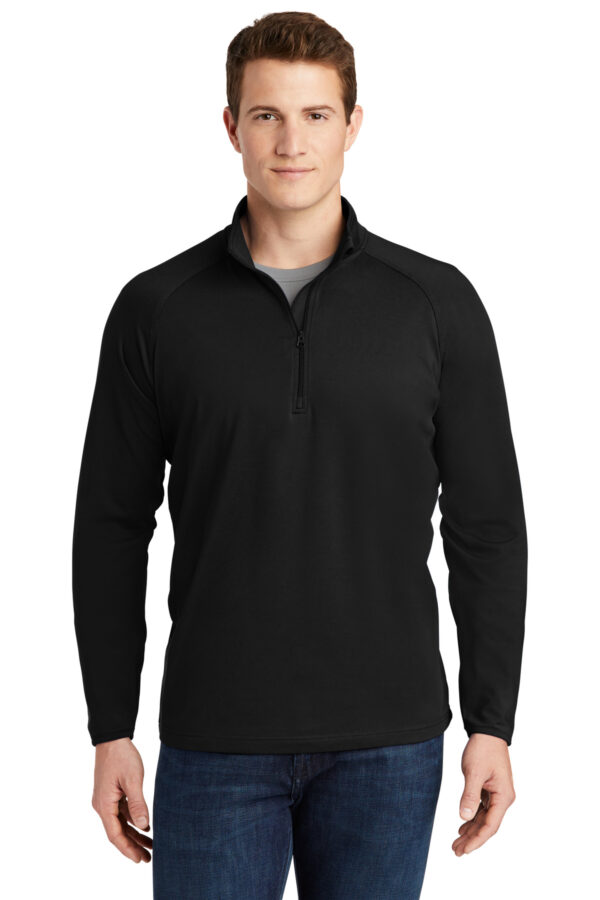 Sport-Tek Sport-Wick Stretch 1/4-Zip Pullover. ST850