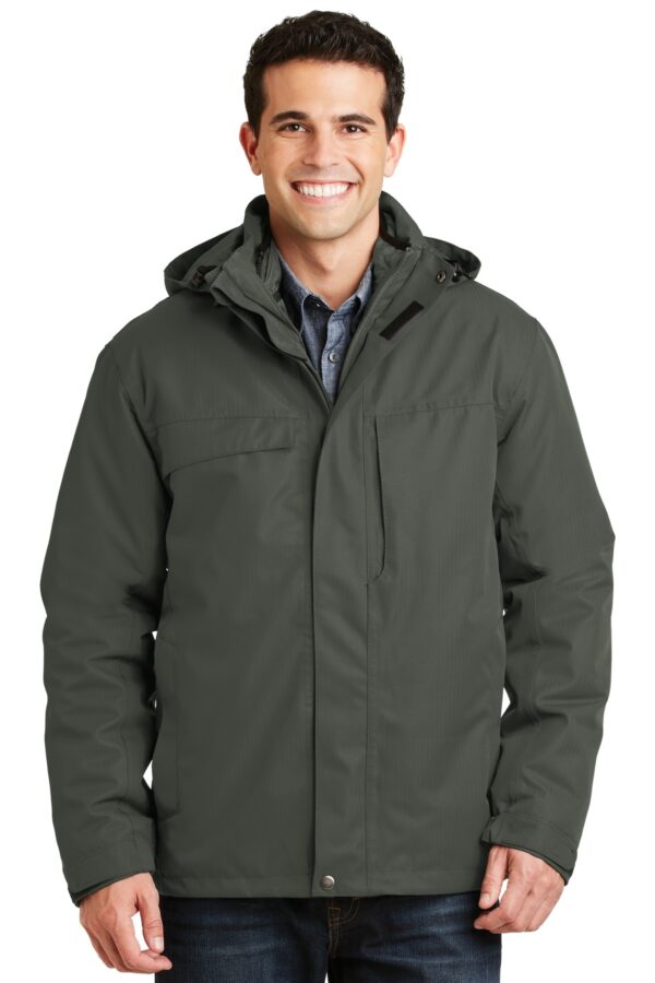 Port Authority Herringbone 3-in-1 Parka. J302 - Image 2351
